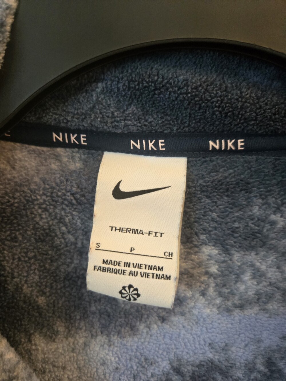Nike One TF AOP Polar Jacket - Women's 1/4-Zip Cropped Pullover Size Small - Picture 5 of 9
